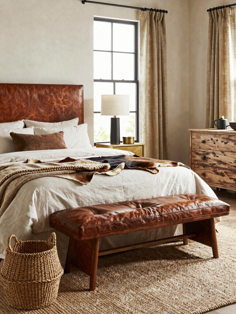 rustic textures for cozy elegance