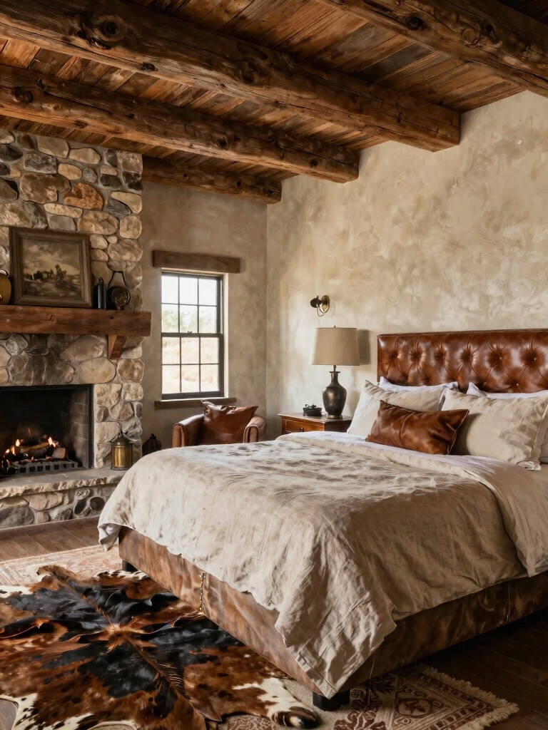 rustic western bedroom inspiration