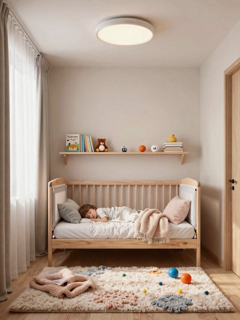 safe cozy tiny bedroom