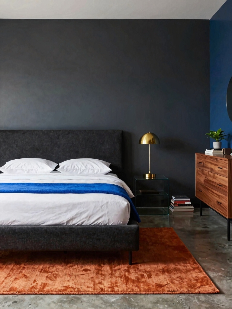 saturated accents neutral balance