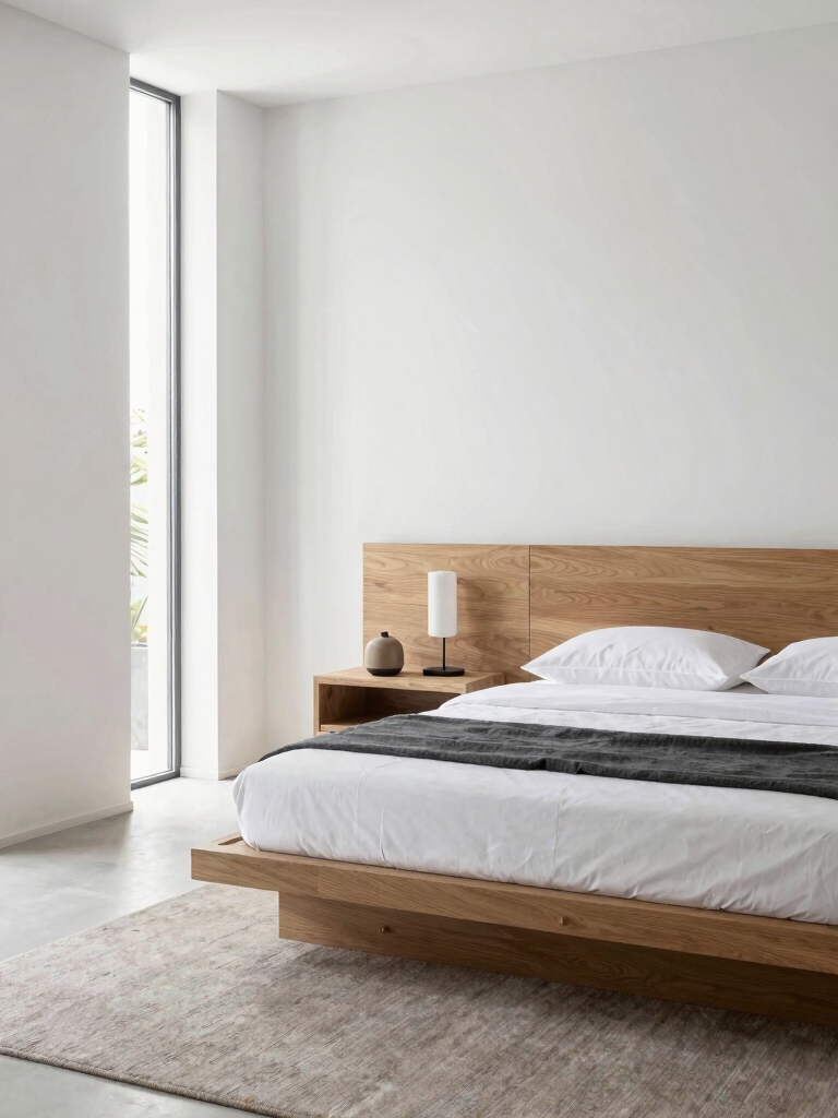 serene intentional clutter free space