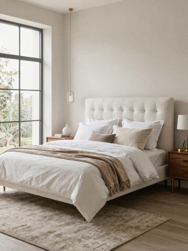 serene simple light filled space