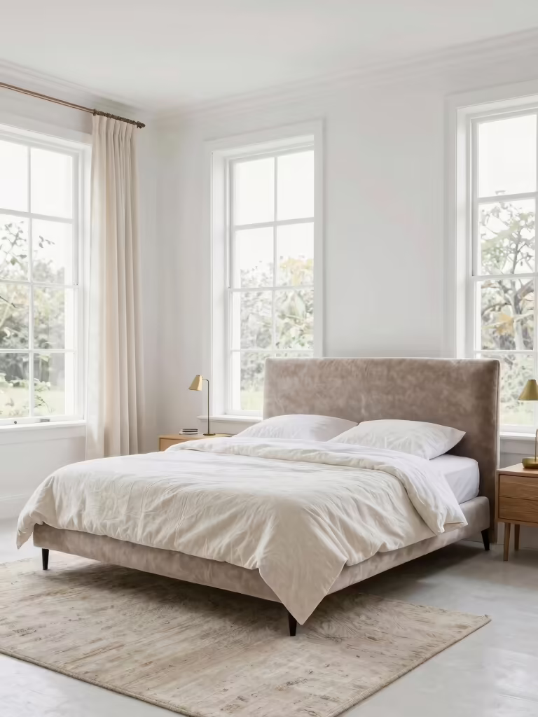 serene white bedroom inspiration