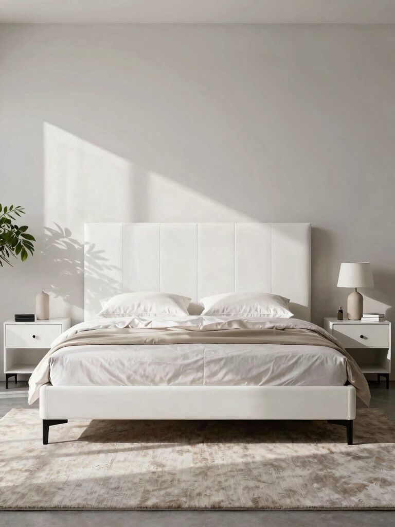 sleek modern minimal headboards