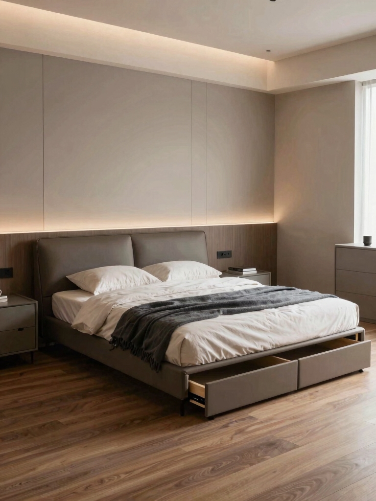 smart storage bed frames
