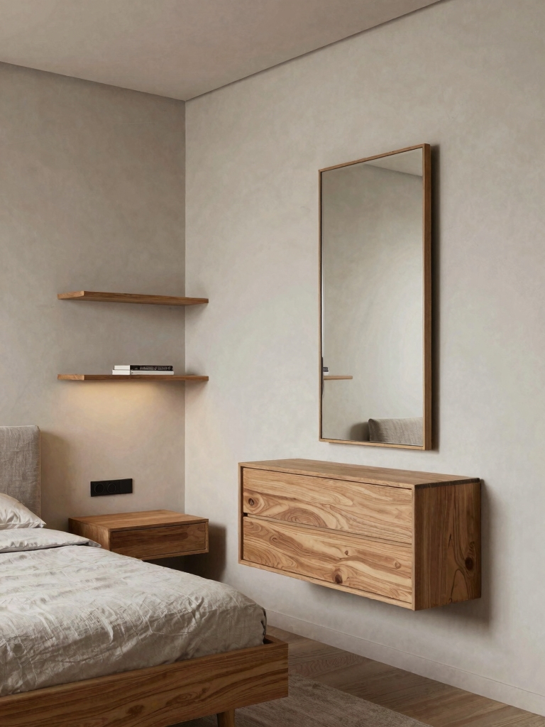 space saving wall mounted furniture
