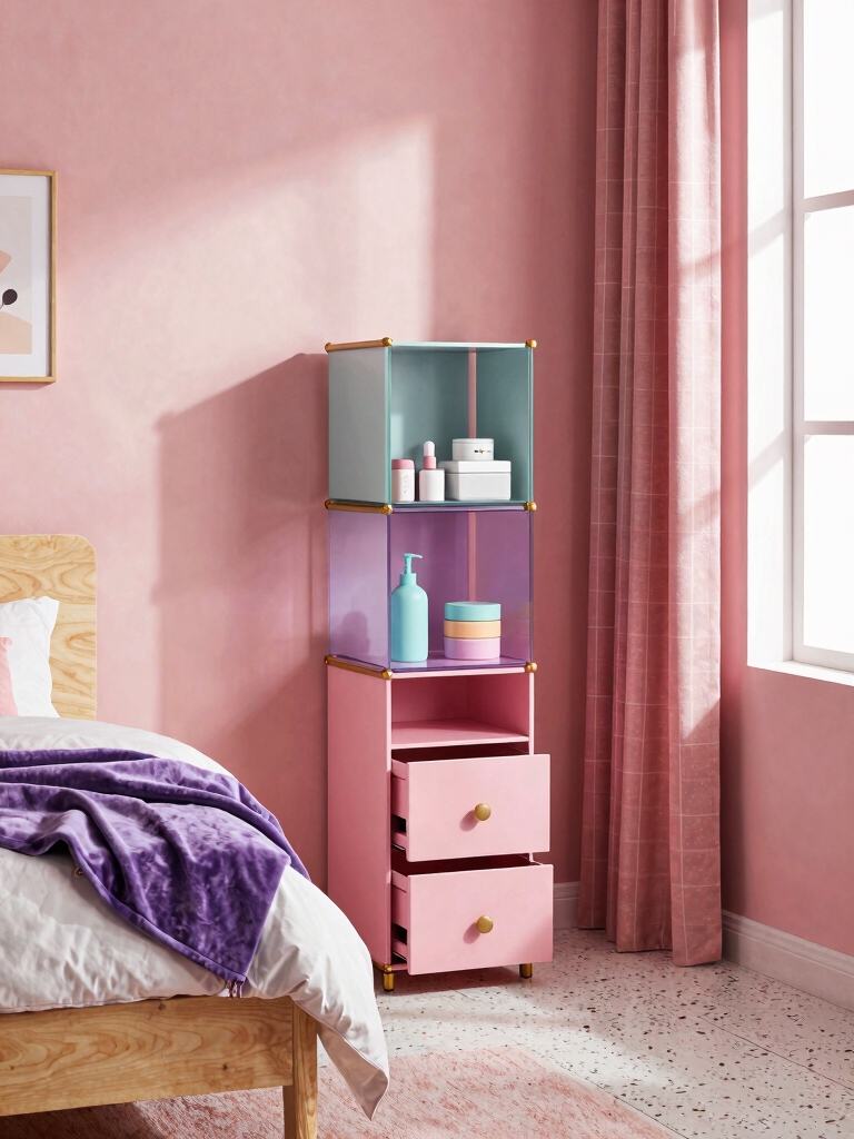 stylish pink storage solutions