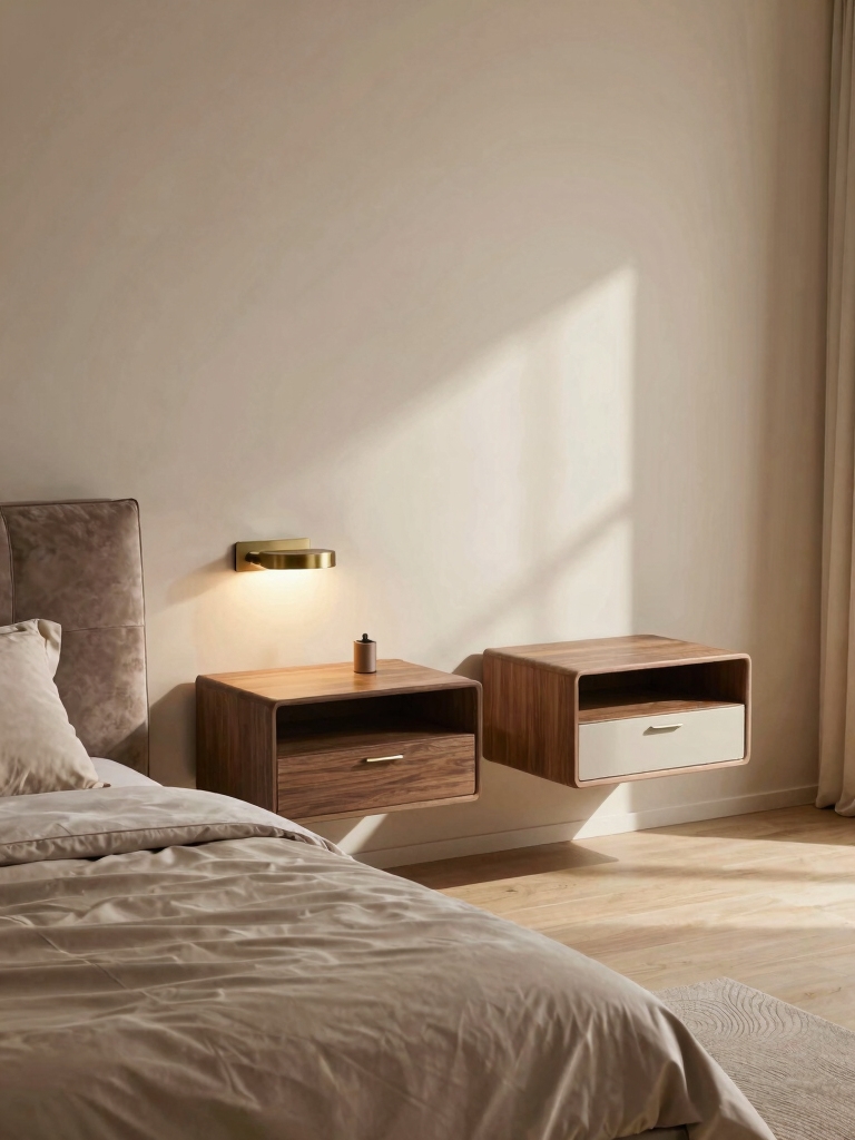 stylish space saving nightstands