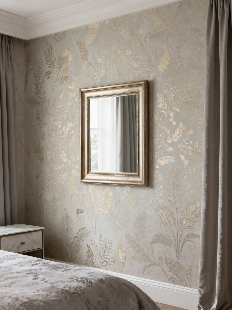 subtle metallics enhance elegance