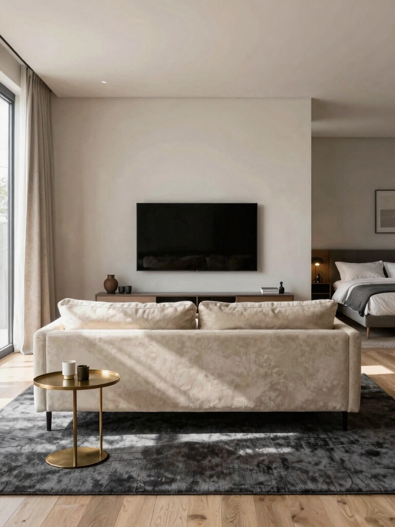 versatile backless sofa arrangements