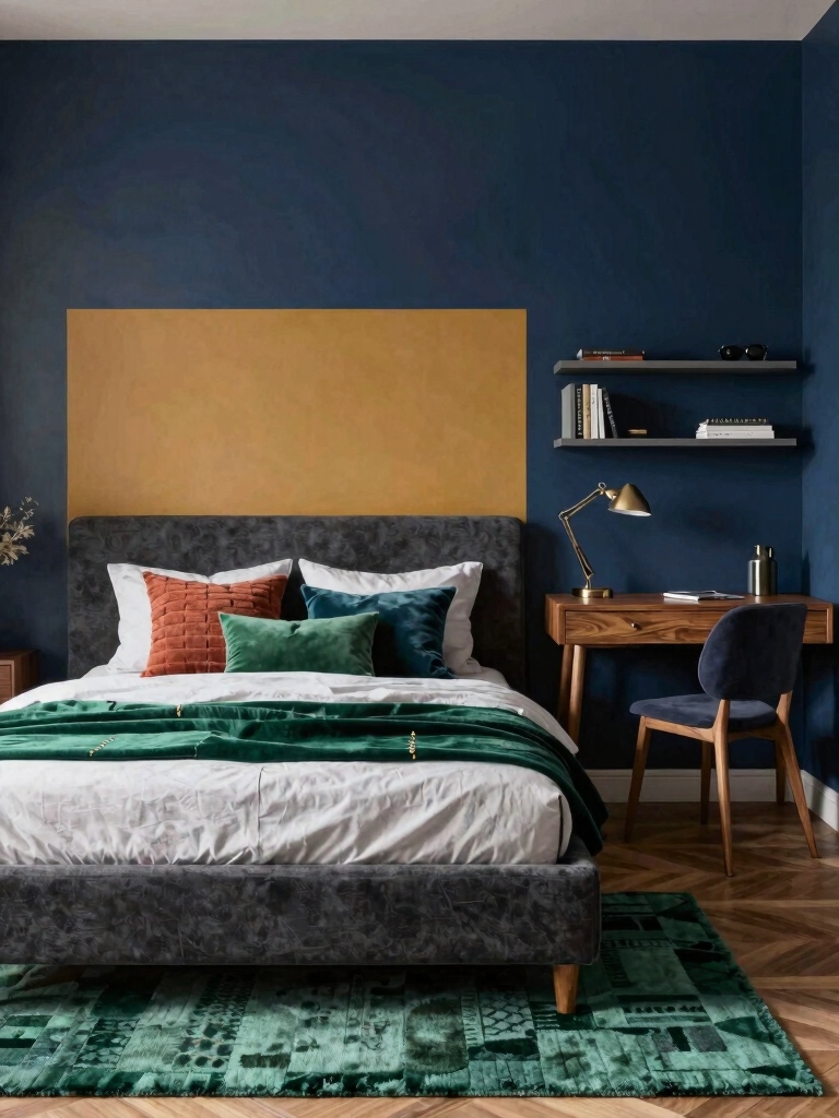 versatile bold bedroom accents