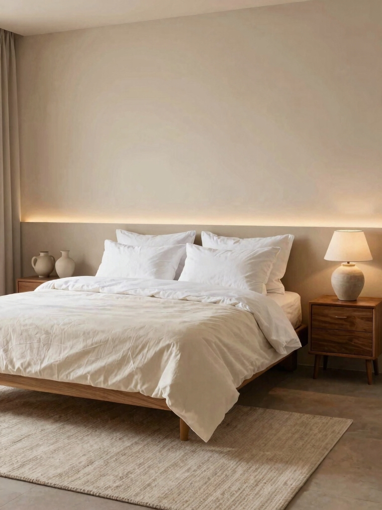warm calming bedroom sanctuary