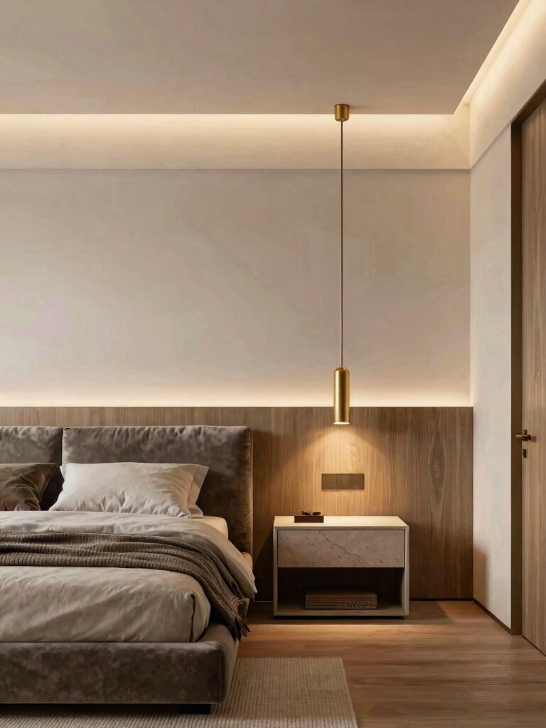 warm indirect ceiling glow