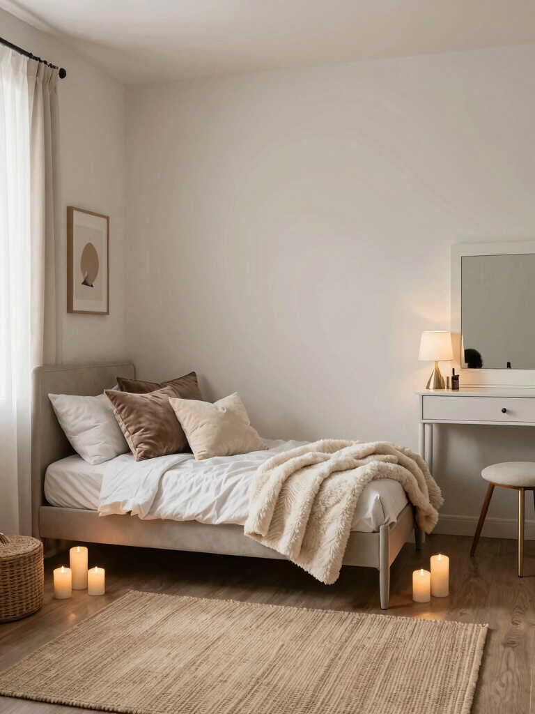warm lighting for coziness