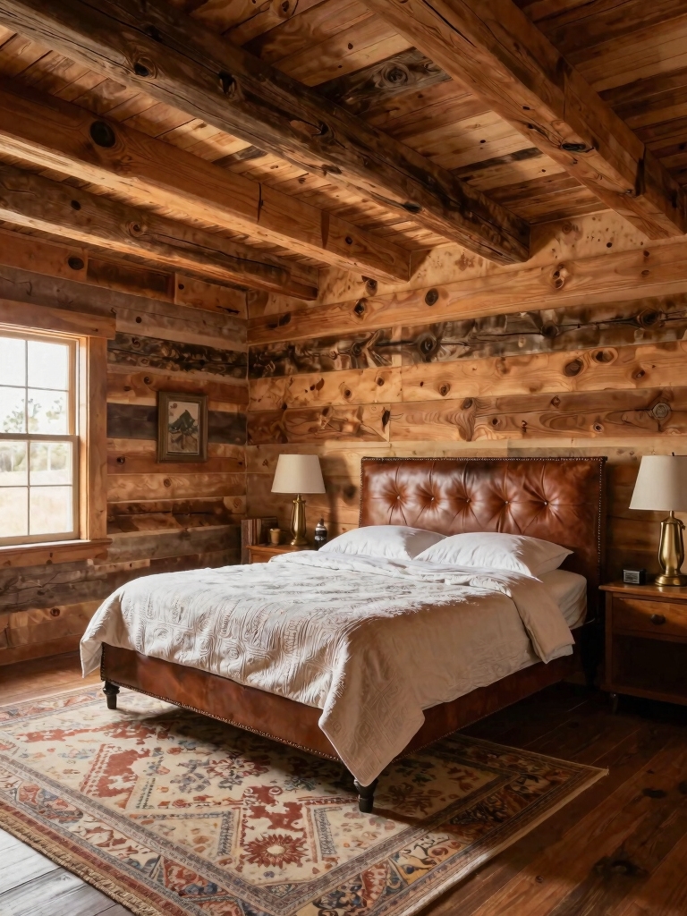 warmth of rustic materials
